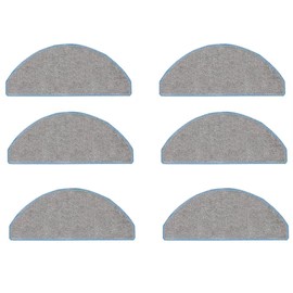 6 Pack Mop Pads Accessories Kit Compatible with iRobot Roomba Q052 / 105 Vac / 105 Combo Robot Vacuum, 6 Mop Pads