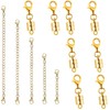 Juego de cierre magnético de collar con extensores de cadena,