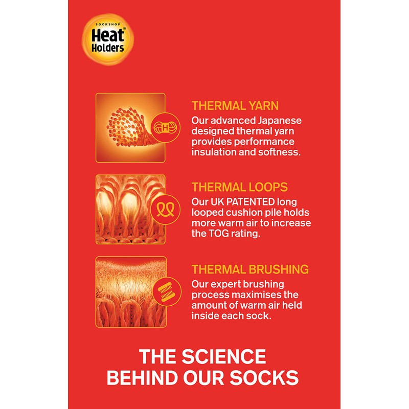 HEAT HOLDERS - Men's and Women's Thermal Socks for Winter,