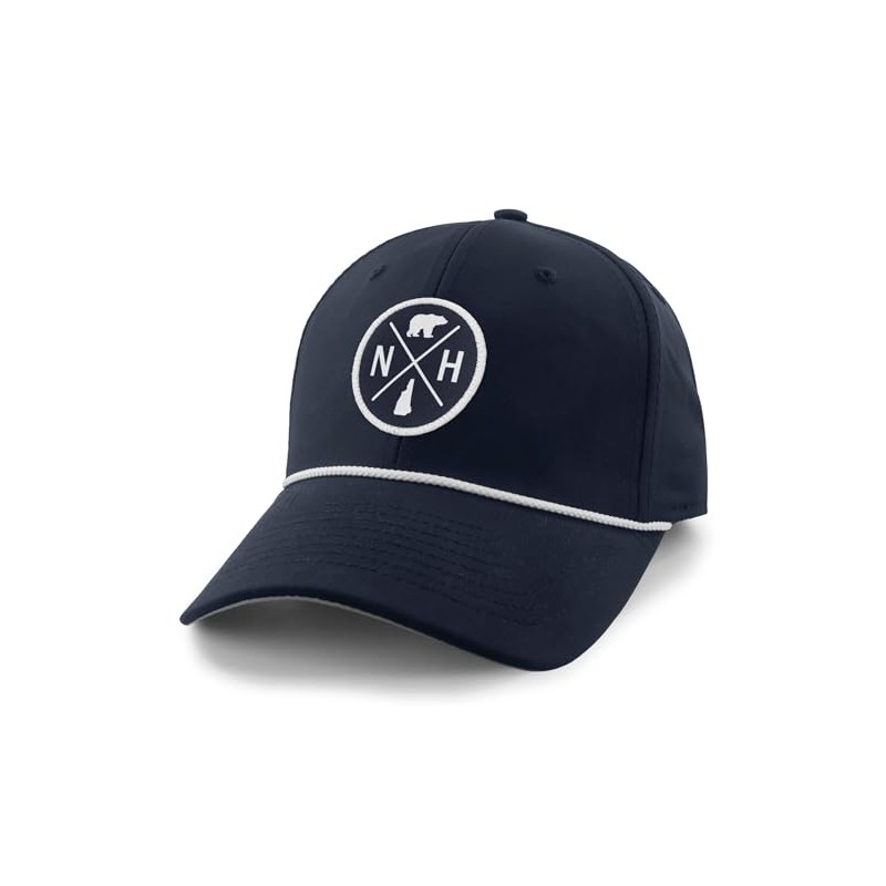 Chowdaheadz NH Circle Emblem Rope Performance Hat Navy