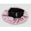 SENGTERM Kids Satin Bonnet Double Layer Wide Elastic Band Sleep