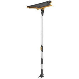 True Temper ABTT5212 Telescoping Scratch-Free Snow Brush with End Scraper and Cushioned Grip, 52-Inch