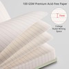RETTACY Notebook Lined A5, Journal Diary with 192 Numbered Pages,