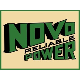 Novo Engines, Reliable Power Lansing Michigan NEW Metal Sign: 12x16" Large Size