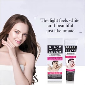 1 PC Black Whitening Cream Body and Private Parts, Dark Spot Corrector Cream with Collagen, for Dark Skin, Neck, Inner thigh, Elbow, Knee