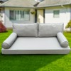 YAQSFGRZ Outdoor Daybed Cushion Cover Twin,Daybed Mattress Bolster Pillow Fitted