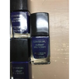 Covergirl Lot Of 7 Covergirl Outlast STAY BRILLIANT NAIL POLISH GLOSS 307 Sapphire flare