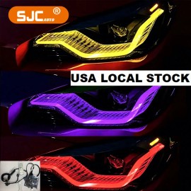 SJC Auto Plug and Play RGB Drl Module USA LOCAL STOCK Plug and Play Install for G87 M2 G42 2 Series 2022-2024 Direct plug-inLight Color: 2022-2024 Plug-in