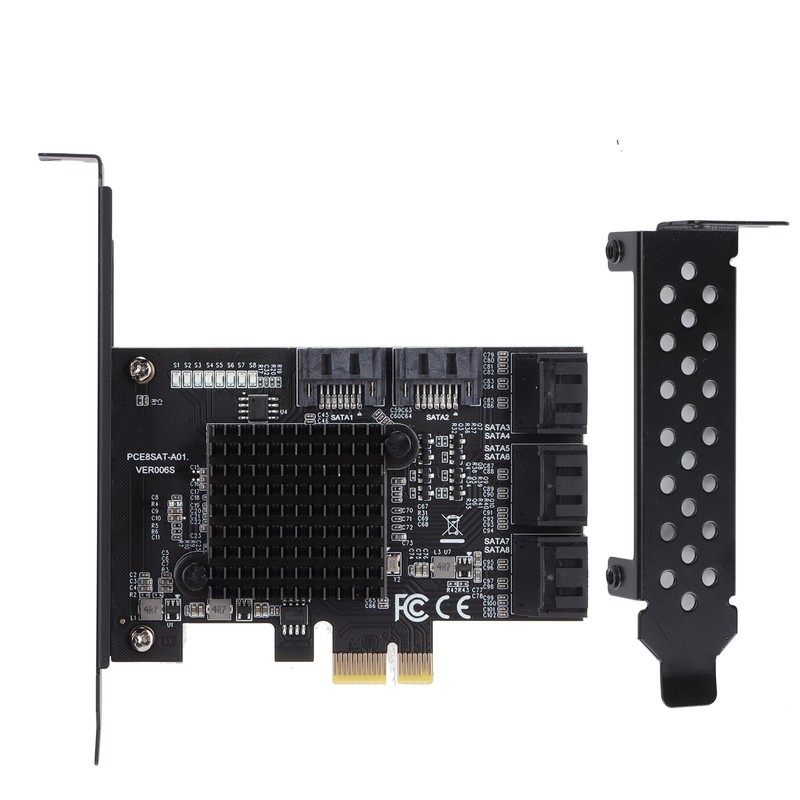 PCI-E to SATA3.0 Controller Expansion Board 8-Port SATA3.0 Interface Expansion