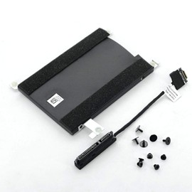 Kiro&Seeu SATA Hard Drive Cable Connector+2.5" HDD Caddy Bracket+ Caddy Screws Compatible with Dell Latitude 5500 5501 5502 5505 and Dell Precision 3540 3541 3542 3550 3551