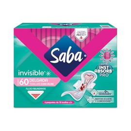 Saba Toalla Femenina con Alas, 60 piezas