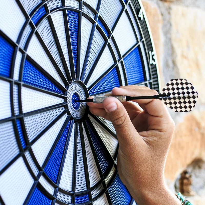 Pack of 200 Plastic Dart Tips, Replacement Tips, Soft 2BA