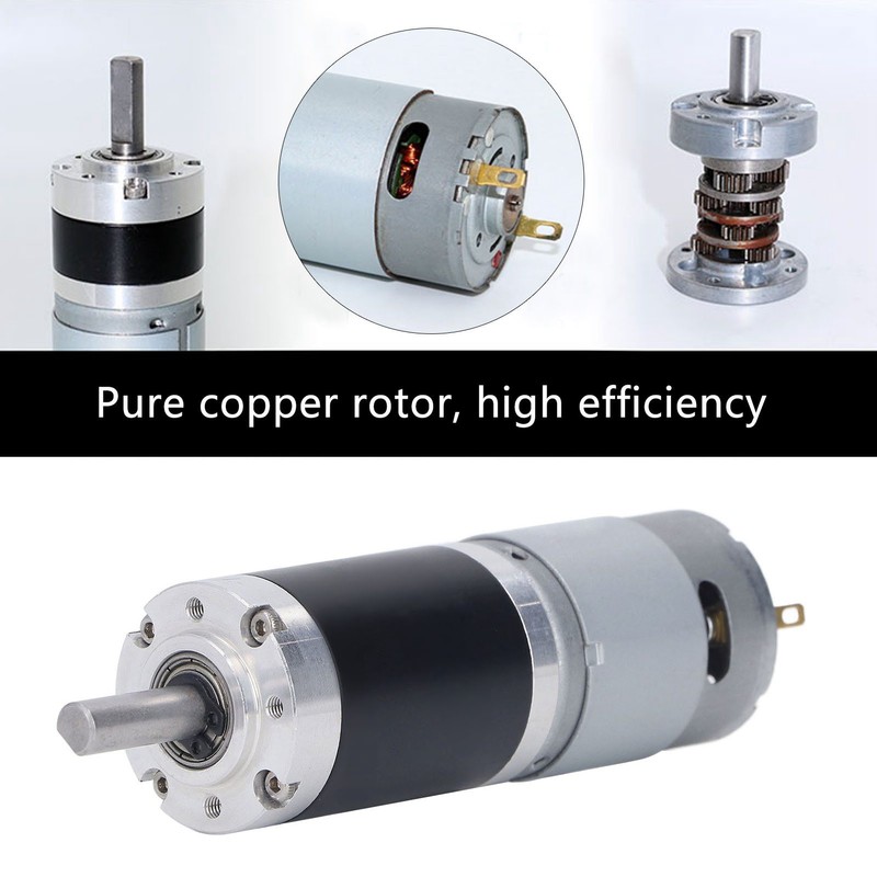 Brushed DC Motor All Metal Pure Copper Wire Rotor Fast