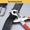 Spendeal Heavy Duty Leather Hole Punch Revolving Craft Puncher Hole