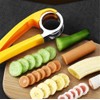 Generic 2 PCs Banana Slicer Fruit and Vegetable Salad Peeler