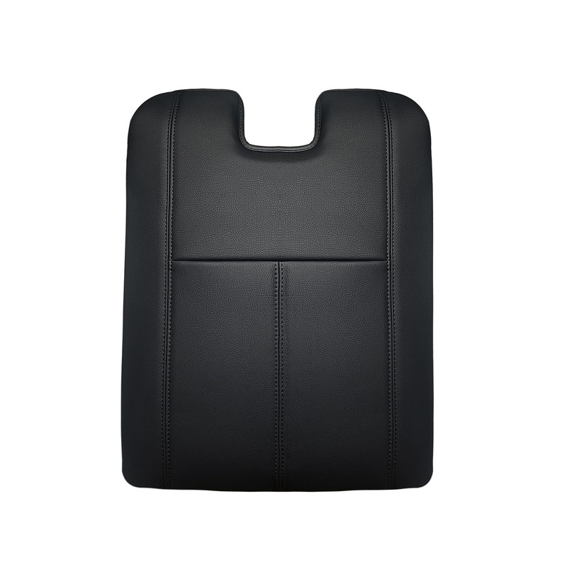 Muslogy Center Console Armrest Cover Compatible with Chevy Silverado/Tahoe &
