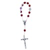 Vatican Imports 4mm Crystal One Decade Rosary | Italian Crystal