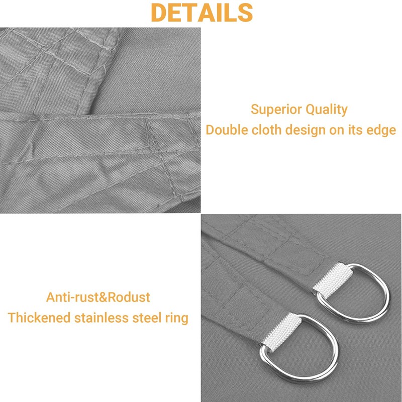 HOMPER 3 x 3 x 4.3 m Triangular Breathable Premium