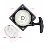 Viviance Recoil Starter Pull Starter & Pawl for Brush Cutter