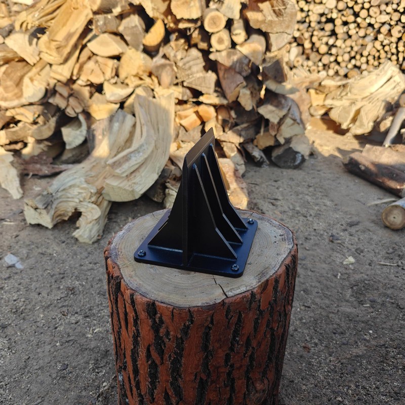 WujinJoy Firewood Kindling Splitter, Wood Splitter - Efficient Manual Mid-Size
