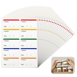 240 Freezer Labels for Labelling, Freezer Labels, Reusable, Removable Labels for Freezing Food, Jars and Containers (60 x 30 mm)