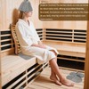 BESTNEWIE Soft and Flexible Sauna Backrest Made with Bamboo Blocks