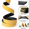 DGSL Neoprene Rubber Sheet Self Adhesive, 3" W x 1/8"