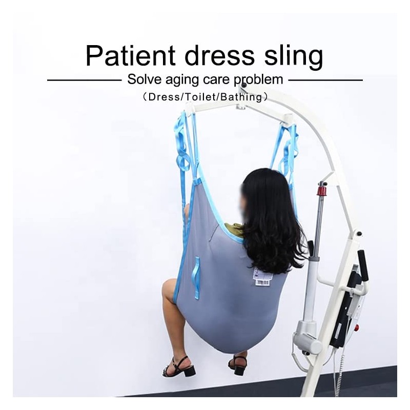 Medical Patient Lift Sling Universal Lift U Sling 605lb Capacity