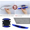 SHMZK 8PCS Car Door Handle Scratch Protector, 3D Carbon Fiber