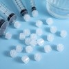 DC,CLISENCE 50 Pcs Syringe Tip Caps, Easy Dispensing Syringes Cap