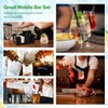 Bartending Supplies - 18" x 12" Bar Mat Garnish Tray