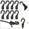 DraCra 15 Pack Shock Cord Hooks Terminal End with Quick