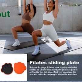 Core Sliding Discs, Cat Paw Fitness Sliders for Workouts, Strong Construction Fitness Sliders for Core Training, Yoga, Pilates, and Many Other Sports