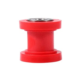Qiilu 10mm Chain Roller Slider Tensioner Wheel Guide Pit Dirt Mini Bike Moto Atv(Red)