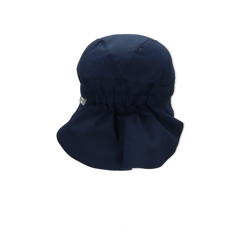 Sterntaler Unisex Peaked Hat with Neck Protection, Blue (Marine 300),