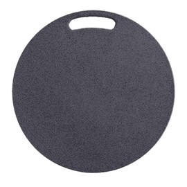 Instagram Round Cutting Board, Black, Enban L Size (11.4 inches (29 cm), Round Shape, Dishwasher Safe, Heat Resistant, Anti-Slip, Round Cutting Board, Round Cutting Board, Supervision of Housewives,