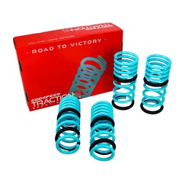 Godspeed LS-TS-II-0002-B Traction-S Performance Lowering Springs, Reduce Body Roll, Improved Handling, Set of 4, compatible with Infiniti G35 Sedan (V36) 2007-08 (RWD)