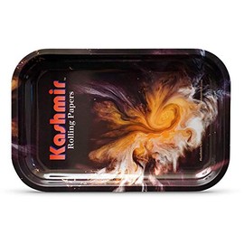 Kashmir Metal Rolling Tray Tiny Accessories Wonderful Foggy Design Limited Edition Number 6