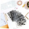 SHINEOFI 10pcs Embossing Template DIY Stencils for Card Making Scrapbooking