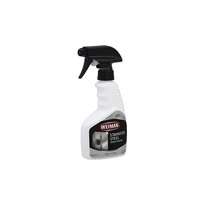 Weiman Stainless Steel Cleaner Spray, 12 Ounce - 6 per