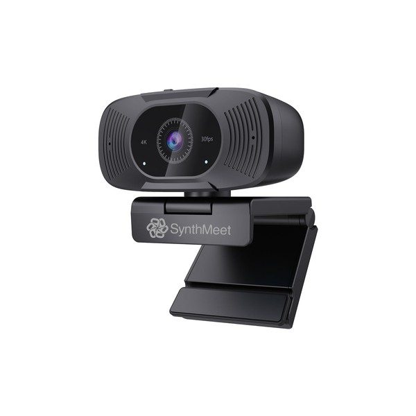 4K Webcam for PC, 1080P@60FPS, 4K Camera with Noise-reducing Microphone,