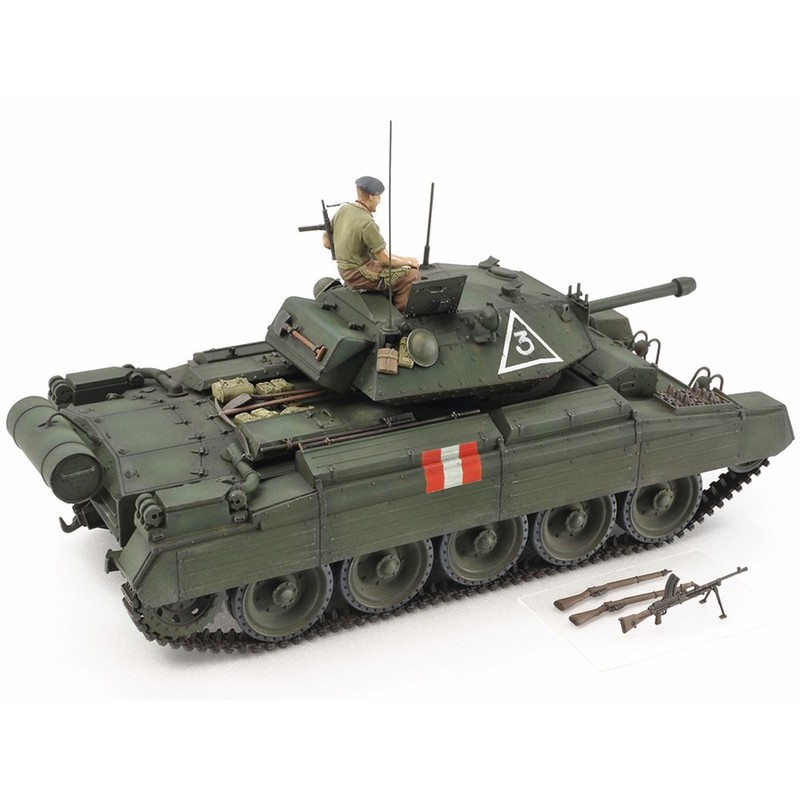 Tamiya 37025 37025-1:35 British Cusader Mk.III Med Tank, Faithful Replica,