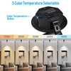 LEONLITE 2-Pack 5CCT LED Ceiling Spotlight with Included Junction Box