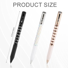 3pcs Geometric Deformation Gel Pens, Quick Dry Reducing Pressure Geometric Deformation Gel Pens Geometric Writing Pens Novelty Toy Teenager Gift for Kids Friends