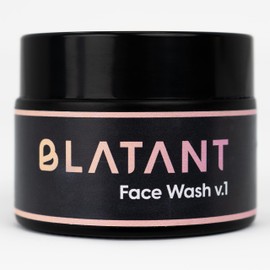 Blatant Men's Activated Charcoal Face Wash (50ml) / Exfoliating Rub For Reducing Spots, Black Heads and Acne Hand Made In United Kingdom