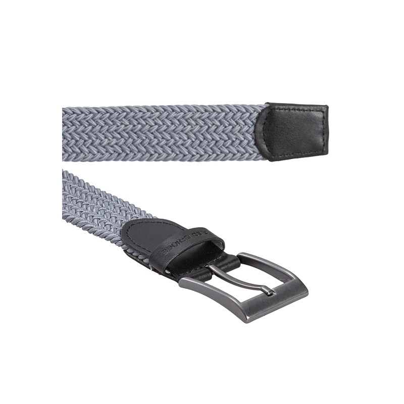 Redbridge Braided Belt Elastic Flexible Adjustable Unisex Stretch Belt, gray