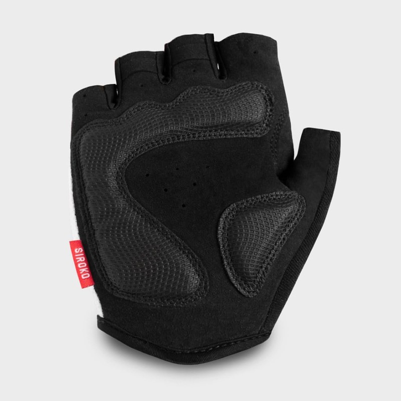 SIROKO Aero Cycling Gloves White White Men and Women
