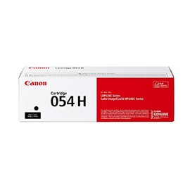 Canon Genuine Toner, Cartridge 054 Black, High Capacity (3028C001) 1 Pack Color imageCLASS MF641Cdw, MF642Cdw, MF644Cdw, LBP622Cdw Laser Printer, Black High Capacity