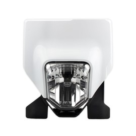 ABCERRSI LED Motorcycle Headlight,Dirt Bike DRL Headlamp For Husqvarna 2024 FE FC 250 350 450 501 TE 250i 300i FE250 FE350 TE250i TX125 Enduro 701- White Black