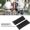 Pack of 2 Baby Pram Handle Cover, Black, Pushchair Armrest